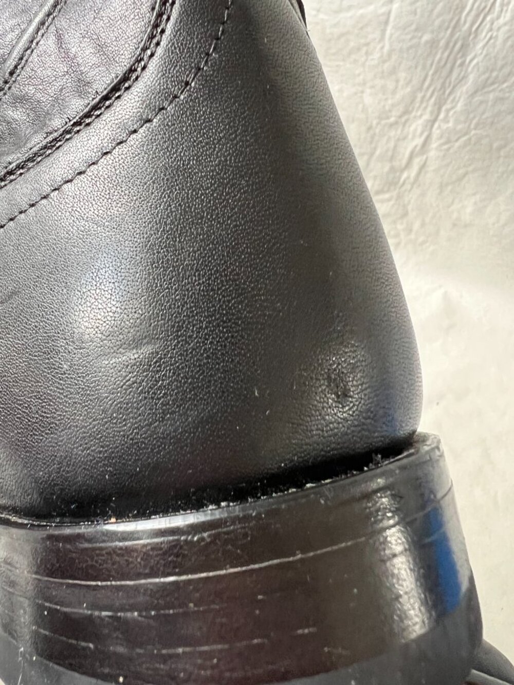 Tecovas boots Earl Roper midnight black leather pull on mens 11 EE wide western - Picture 9 of 13